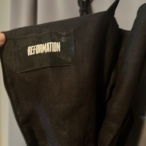 Reformation black sundress like-new